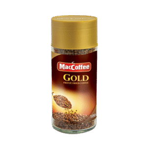Enjoy premium taste in every sip – MacCoffee Gold 100g, smooth and aromatic.