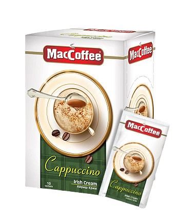 MacCoffee Cappuccino Creamy 8 Sachets Instant Cappuccino Coffee Bangladesh